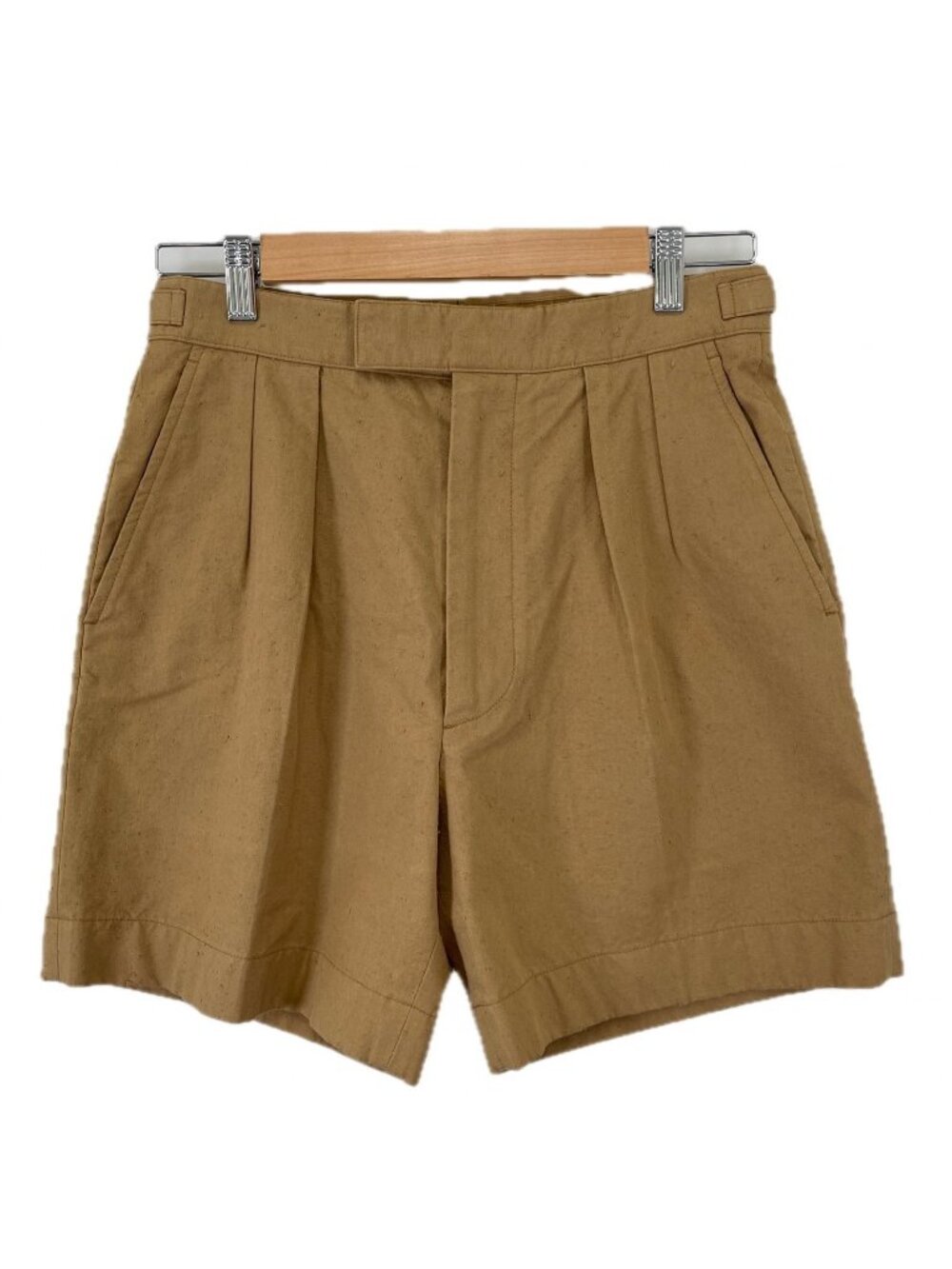 Gucci Tuck Shorts Logo Spring Summer SS Cotton Brown 44